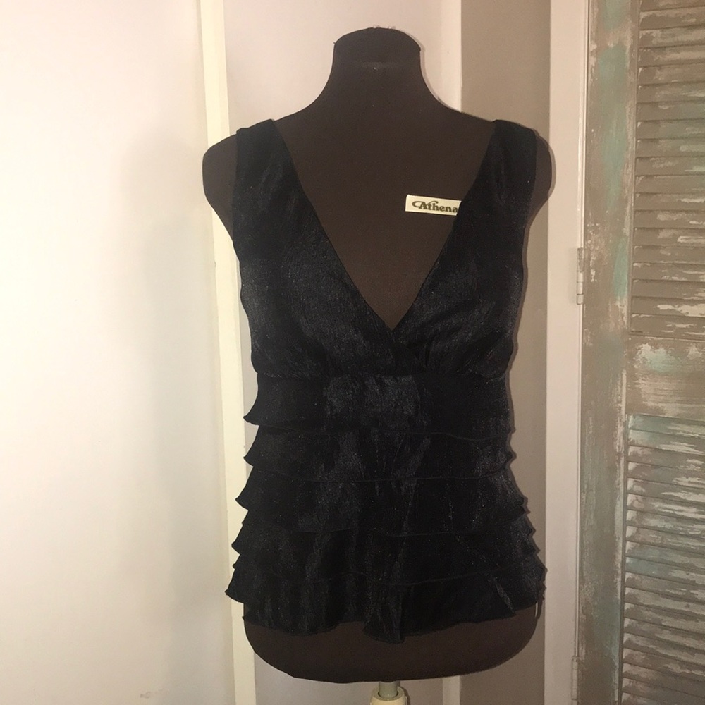 Layered Black Top